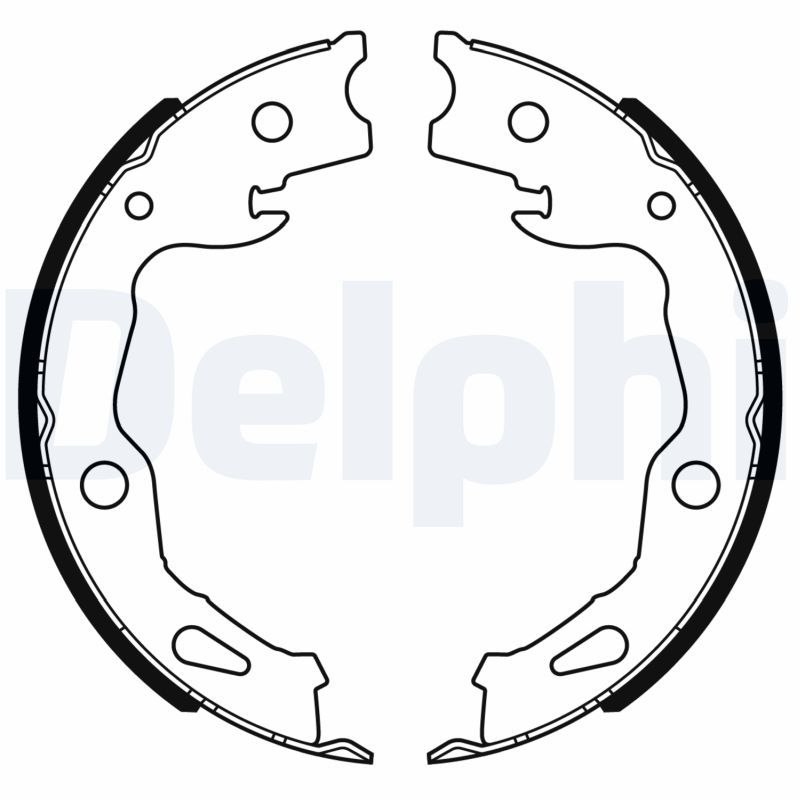 Zestaw szczęk hamulcowych DELPHI LS2186