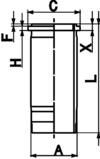 Tuleja cylindrowa KOLBENSCHMIDT 89861110