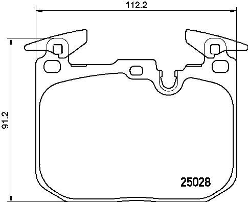 Zestaw klocków hamulcowych, hamulce tarczowe BREMBO P 06 088