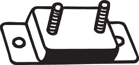 Gummistreifen, Abgasanlage BOSAL 255-262