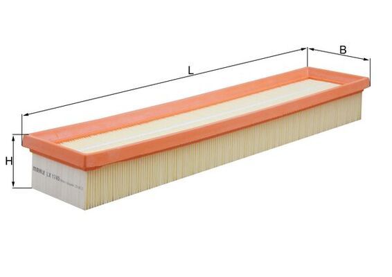 Filtr powietrza KNECHT LX 1745