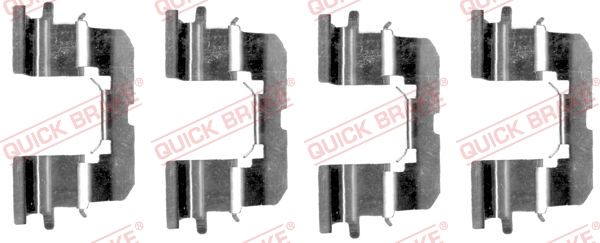 Zestaw akcesoriów, klocki hamulcowe QUICK BRAKE 109-1227