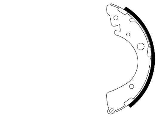 Zestaw szczęk hamulcowych TEXTAR 91039601