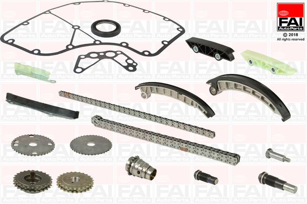 Zestaw łańcucha rozrządu FAI AutoParts tck194lc