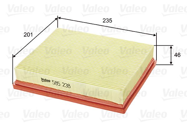 Filtr powietrza VALEO 585238