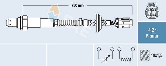 Sonda lambda FAE 77666