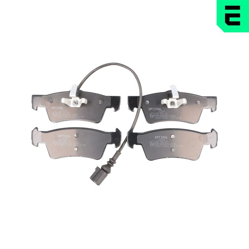 Zestaw klocków hamulcowych, hamulce tarczowe Optimal BP-12389