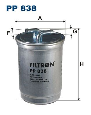 Filtr paliwa FILTRON pp 838