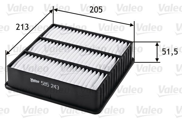Filtr powietrza VALEO 585243