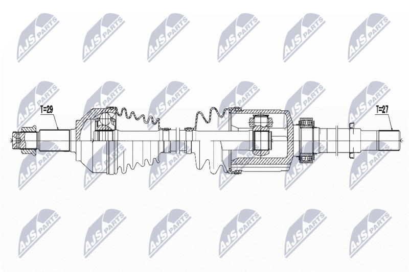 Wał napędowy NTY NPW-NS-062