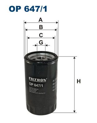 Filtr oleju FILTRON op 647/1