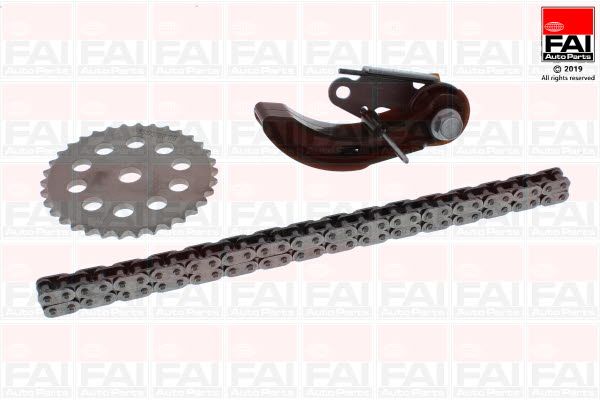 Łańcuch, napęd pompy oleju FAI AutoParts OPCK19