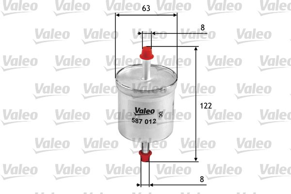 Filtr paliwa VALEO 587012