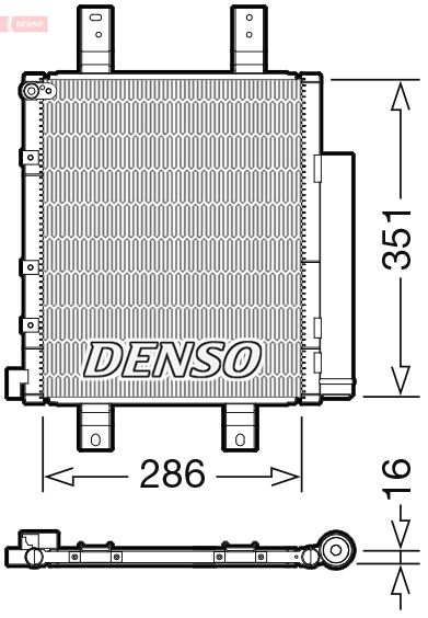 Skraplacz, klimatyzacja Denso DCN35005