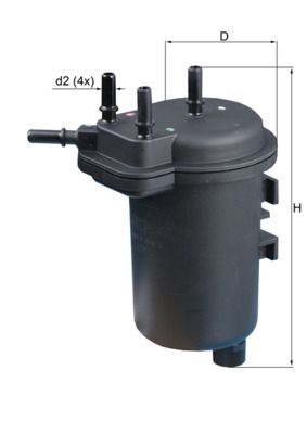 Filtr paliwa KNECHT KL 432