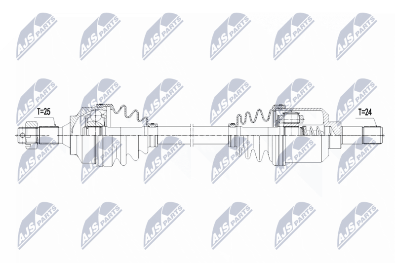 Wał napędowy NTY NPW-PE-025