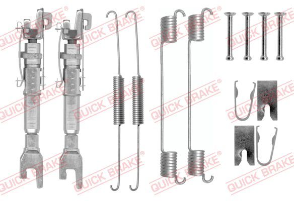 Zestaw akcesoriów, szczęki hamulcowe QUICK BRAKE 105-0781S