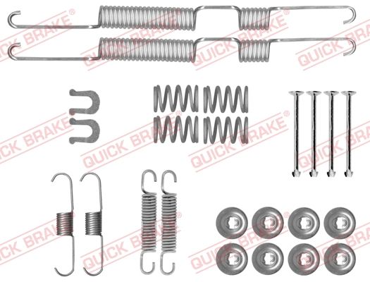 Zestaw akcesoriów, szczęki hamulcowe QUICK BRAKE 105-0074