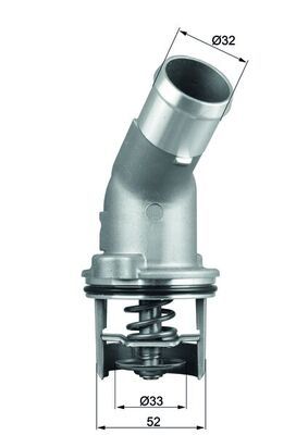 Termostat, płyn chłodzący MAHLE TI20592D