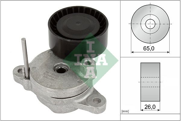 Napinacz paska klinowego wielorowkowego INA 534079510