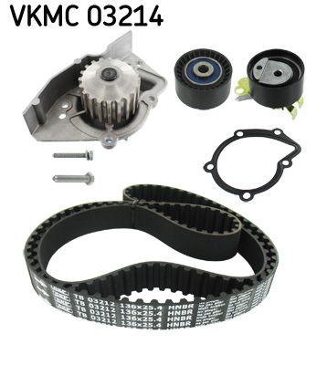 Pompa wody + zestaw paska rozrządu SKF VKMC 03214
