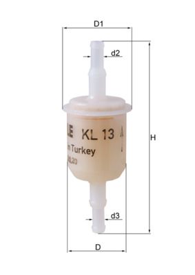 Filtr paliwa MAHLE KL13