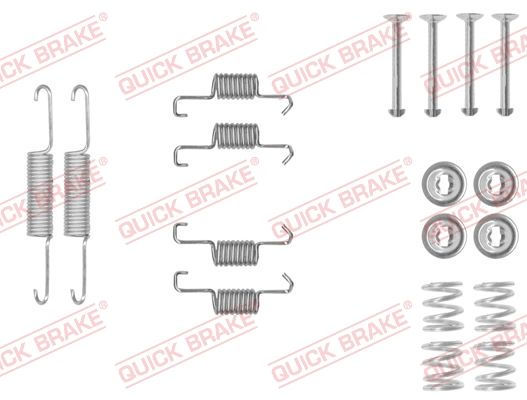 Zestaw akcesoriów, szczęki hamulcowe hamulca postojowego QUICK BRAKE 105-0011