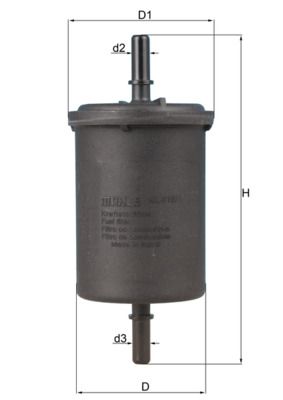 Filtr paliwa KNECHT KL 416/1