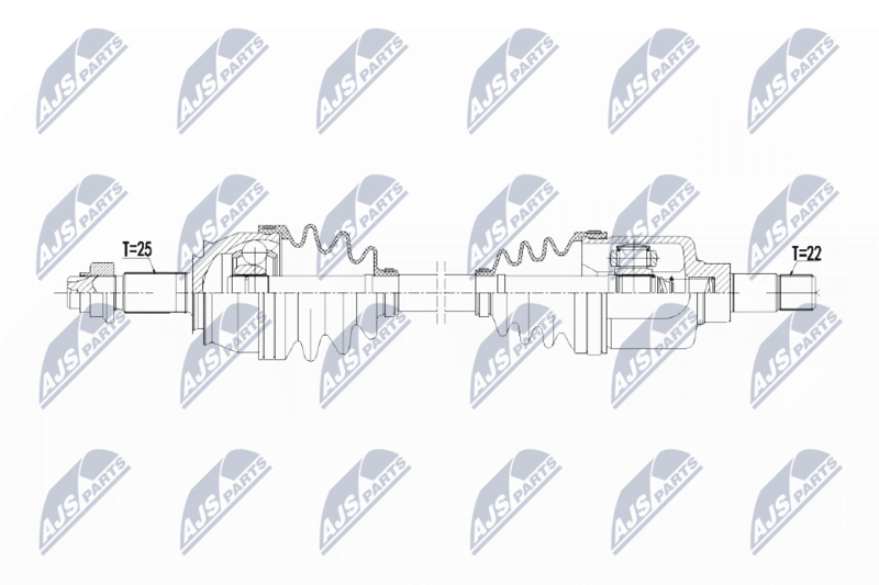 Wał napędowy NTY NPW-CT-069
