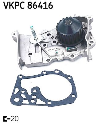 Pompa wody, chłodzenie silnika SKF VKPC 86416