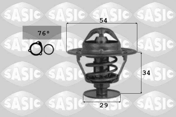 Termostat, płyn chłodzący SASIC 3306040