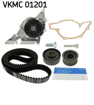 Pompa wody + zestaw paska rozrządu SKF VKMC 01201