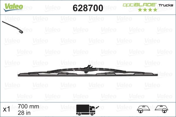Pióro wycieraczki VALEO 628700