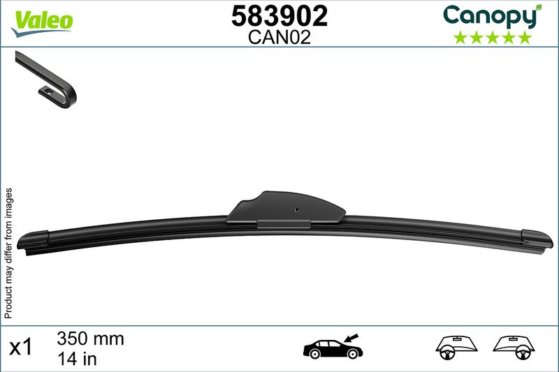 Pióro wycieraczki VALEO 583902