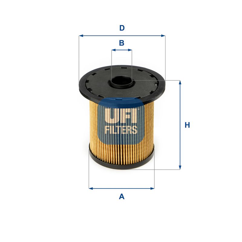 Filtr paliwa UFI 26.690.00