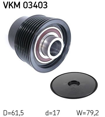 Alternator - sprzęgło jednokierunkowe SKF VKM03403