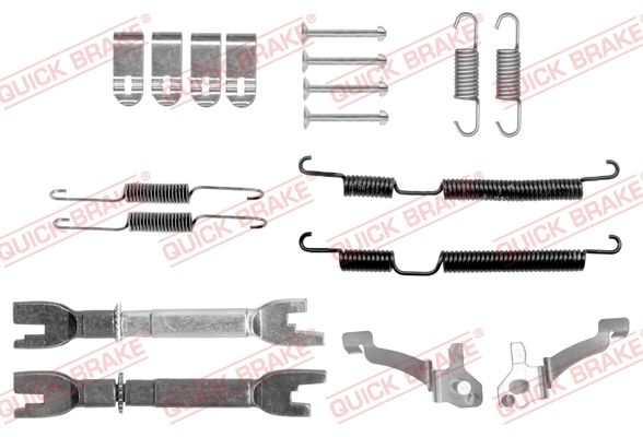 Zestaw akcesoriów, szczęki hamulcowe QUICK BRAKE 105-0045S-02