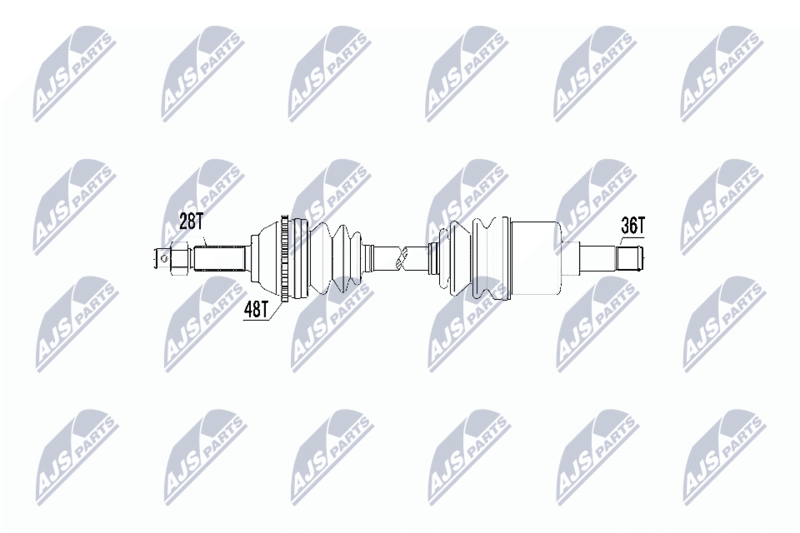 Wał napędowy NTY NPW-FR-031