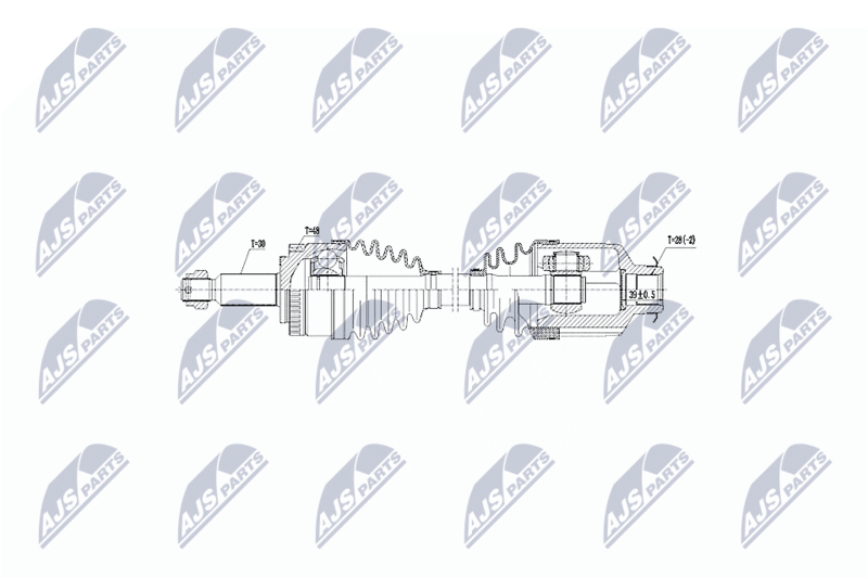 Wał napędowy NTY NPW-KA-342