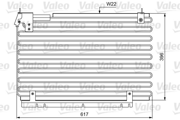 Skraplacz, klimatyzacja VALEO 814034
