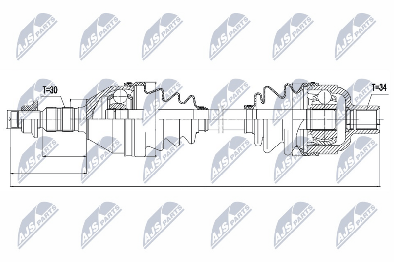 Wał napędowy NTY NPW-PL-032