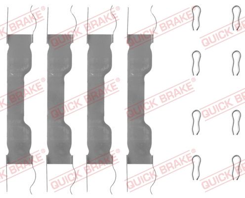 Zestaw akcesoriów, klocki hamulcowe QUICK BRAKE 109-0909