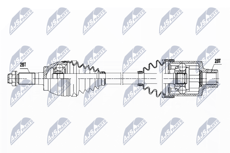 Wał napędowy NTY NPW-MZ-051