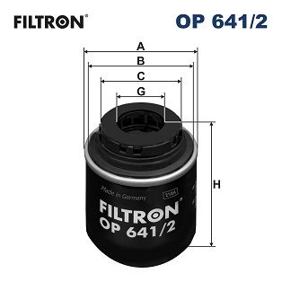 Filtr oleju FILTRON op 641/2