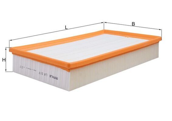 Filtr powietrza KNECHT LX 517