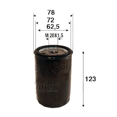 Filtr oleju VALEO 586109