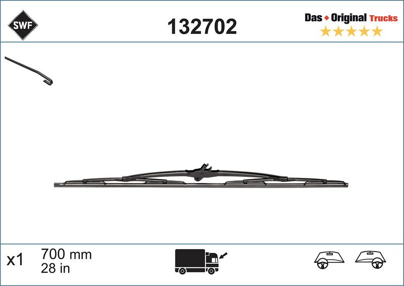 Pióro wycieraczki SWF 132702