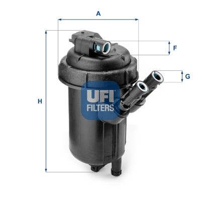 Filtr paliwa UFI 55.114.00