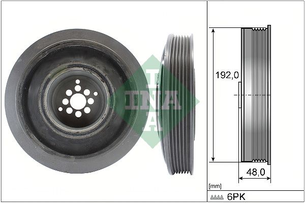 Koło pasowe, wał korbowy INA 544010210