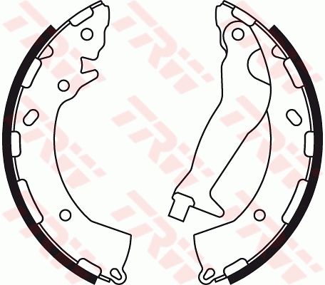 Zestaw szczęk hamulcowych TRW GS8785